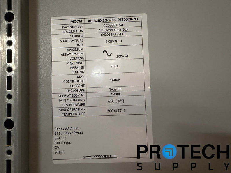 Load image into Gallery viewer, NEW RITTAL Enclosure AC Recombiner Box + (7) ABB SACE Tmax T5V-HA 400
