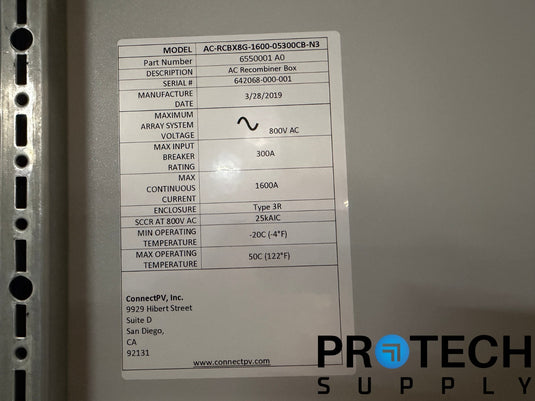 NEW RITTAL Enclosure AC Recombiner Box + (7) ABB SACE Tmax T5V-HA 400