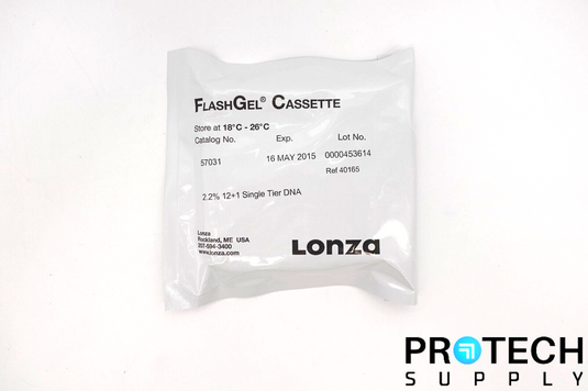 (Box of 9) Lonza 57031 FlashGel DNA Cassette 12+1 Single-Tier NEW with WARRANTY