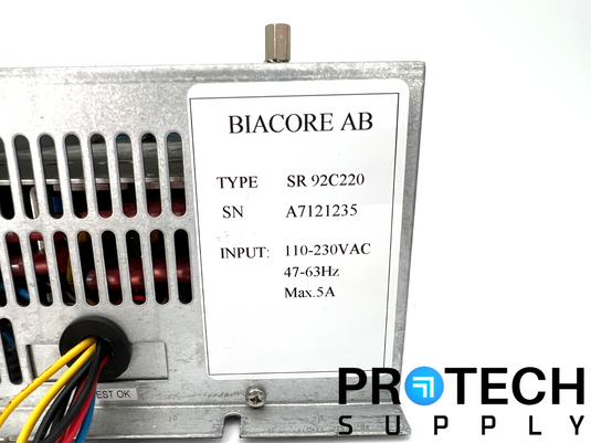 Biacore AB SR 92C220 Power Supply 110-230VAC 47-63Hz with WARRANTY