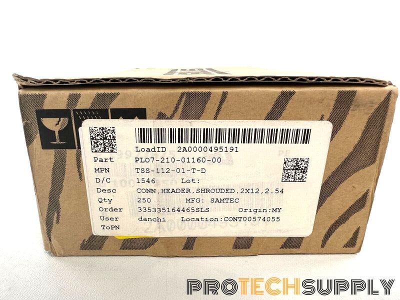 Load image into Gallery viewer, NEW (Box of 250) Samtec TSS-112-10-T-D Connector Header 24 Poles with WARRANTY
