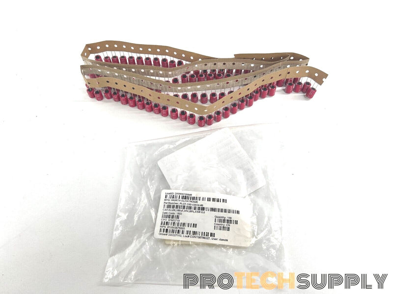 Load image into Gallery viewer, NEW (Lot of 100) Wurth WCAP-PTHR Polymer Aluminium Capacitor with WARRANTY
