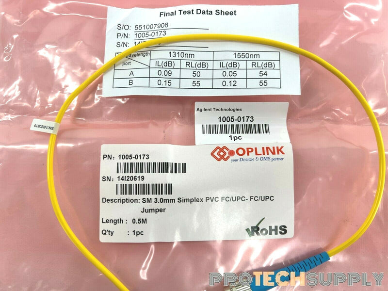 Load image into Gallery viewer, NEW Agilent 1005-0173 PVC FC/UPC Jumper Cable with WARRANTY
