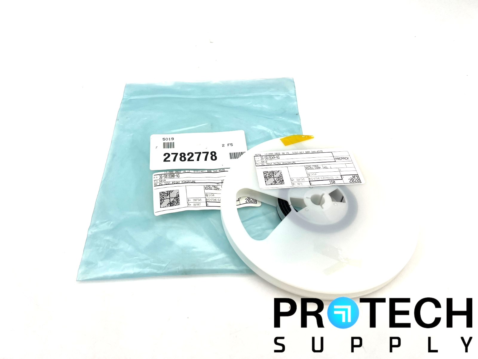 (100 Per Reel) Keystone 5019 PC Test Point Plating Surface Mount with ...