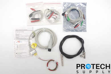 Scisense ECG EC040S5A 5-Lead + C-HVS-SL2 & C-HVS-A2 cables w/ WARRANTY