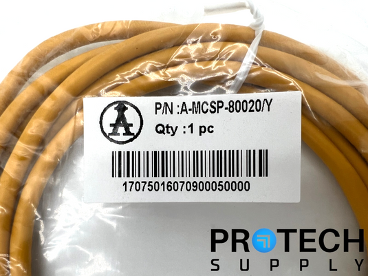 (Lot of 6) Assmann A-MCSP-80020/Y Modular Cable Plug to Plug 6.56' w/ WARRANTY