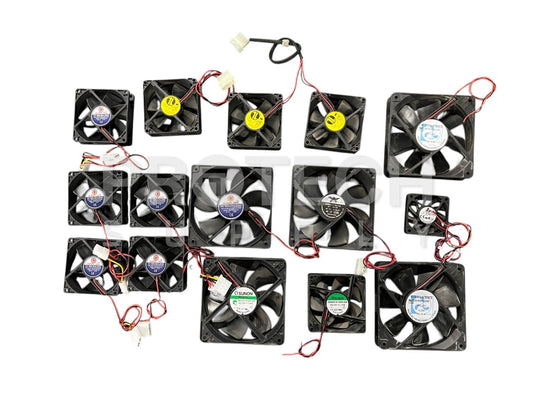 (Lot of 16) Misc Cooling Fan Super Fan / Nidec / Ruilian Science / Suson / Delta
