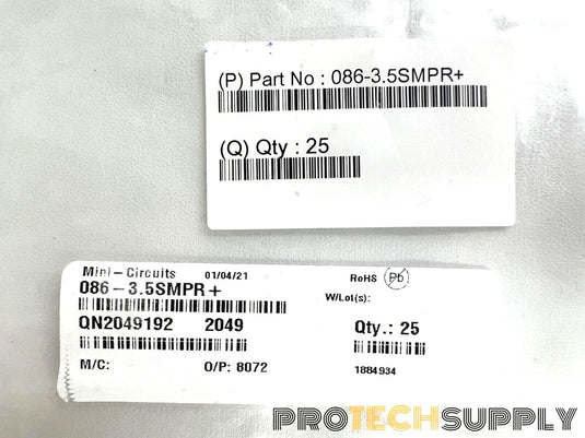 NEW Mini-Circuits 086-3. 5SMPR+ Hand-Flex Interconnect SMP Cable 2048 w/WARRANTY