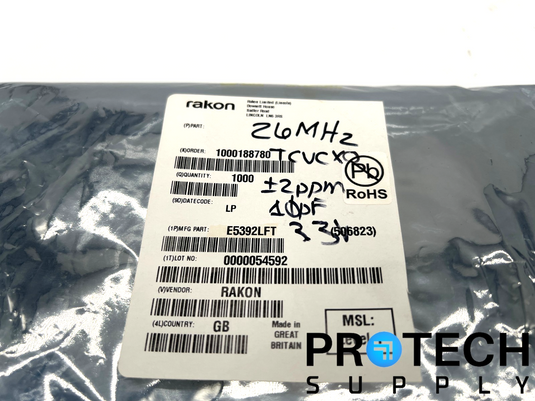 (2000/Pk) Rakon E5392LF Oscillator 26MHz NEW with WARRANTY