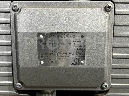 Becker 90/4-100 Rotary Vane Vacuum Pump VT 4.40 with WARRANTY