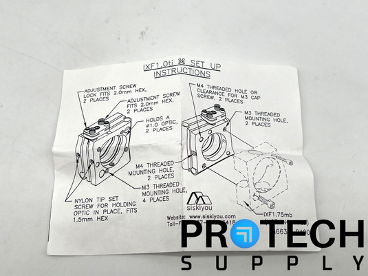 NEW Siskiyou IXF1.0ti M Flexure Mirror Mount 1" with WARRANTY