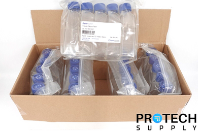 FisherBrand FB012937 Tissue Culture Flasks Vented Cap Box of 25 NEW w/ WARRANTY