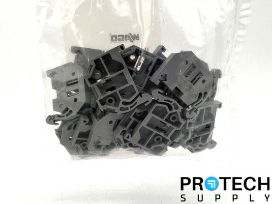 25/Pk WAGO 60280351 Connector for DIN Rail Terminal Blocks with WARRANTY