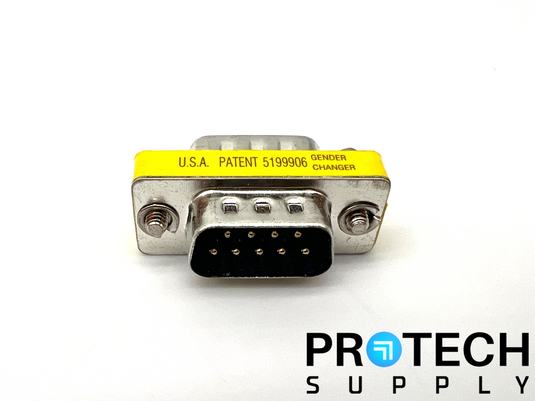 (Lot of 16) Mini Gender Changer DB9 Male / Female with WARRANTY