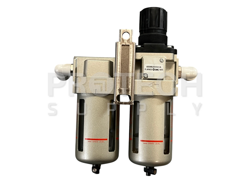 Load image into Gallery viewer, SMC AW40-N03-Z Filter Regulator + AFM40-N03-Z Mist Separator Assy GUARANTEED
