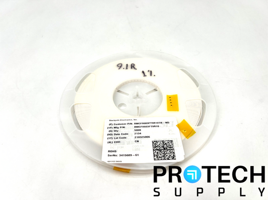 (5000/Pk) Stackpole Electronics RMCF0603FT9R10 Chip Resistor NEW with WARRANTY