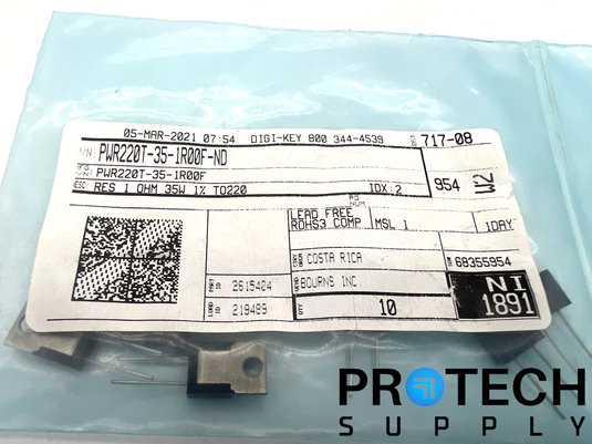 (7/Pk) Bourns PWR220T-35-1R00F Through Hole Resistor 35W with WARRANTY