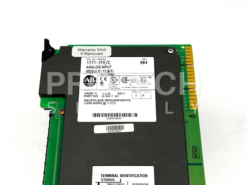 Load image into Gallery viewer, Allen-Bradley 1771-IFE/C Analog Input Module 12-Bit 96188677 A01 with WARRANTY
