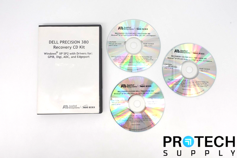 Load image into Gallery viewer, (Disc 1-3) Applied Biosystems Dell Precision 380 Recovery CD Kit NEW w/ WARRANTY
