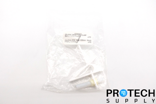 Shimadzu 228-43347 Drain Tube Clamp + 016-37519 PTFE Tube NEW with WARRANTY