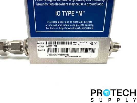 MKS GE50A013102SMV020 Mass Flow Controller 100SCCM with WARRANTY