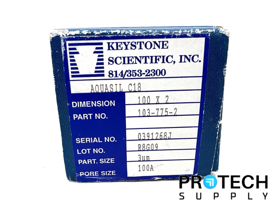 Keystone HPLC Column Aquasil C18 100 x 2mm 103-775-2 with WARRANTY