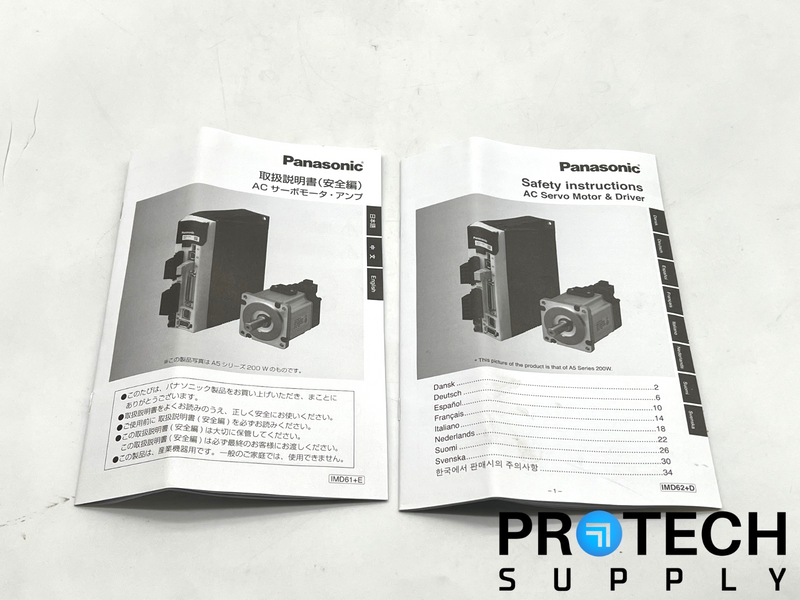 Load image into Gallery viewer, Panasonic MSMD012S1T AC Servo Motor NEW with WARRANTY
