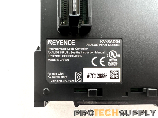 NEW Keyence KV-SAD04 4-Point High-Speed Analog Input Module with WARRANTY