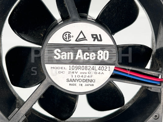 San Ace80 109R0824L4021 Cooling Fan from Agilent 6890 GC with WARRANTY