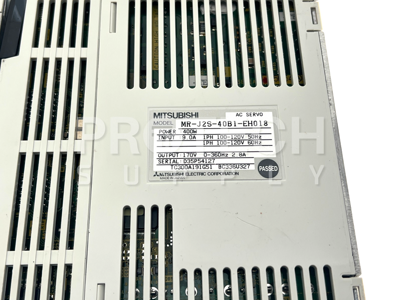 Load image into Gallery viewer, (Lot of 4) Mitsubishi MR-J2S-40B1-EH018 AC Servo Drive FOR PARTS / REPAIR
