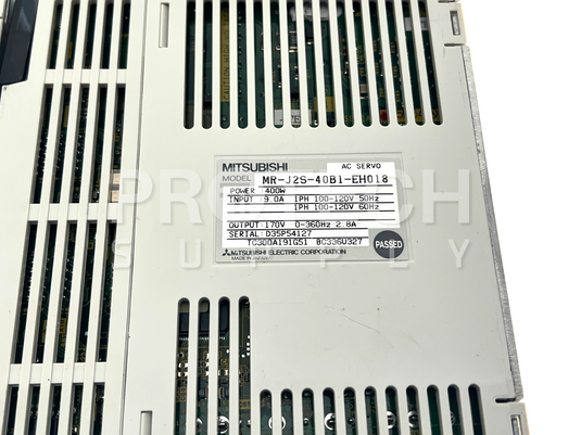 (Lot of 4) Mitsubishi MR-J2S-40B1-EH018 AC Servo Drive FOR PARTS / REPAIR