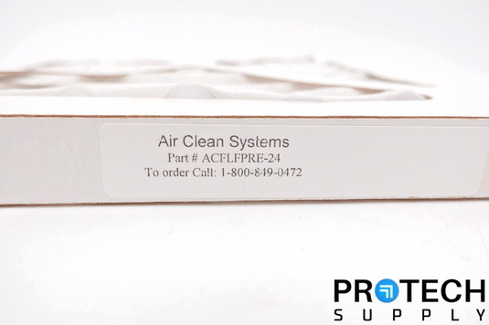 Air Clean Systems ACFLFPRE-24 Prefilter NEW