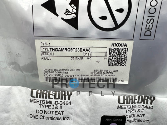 5/Pk KIOXIA THGAMRG9T23BAA8 Embedded Multi Media Card with WARRANTY