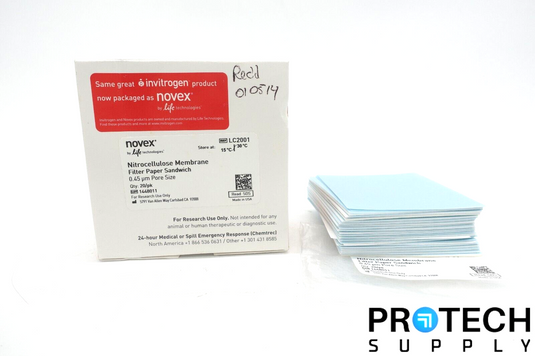 Apporx. 30/Pk INVITROGEN LC2001 Nitrocellulose/Filter Paper Sandwich 0.45μm NEW