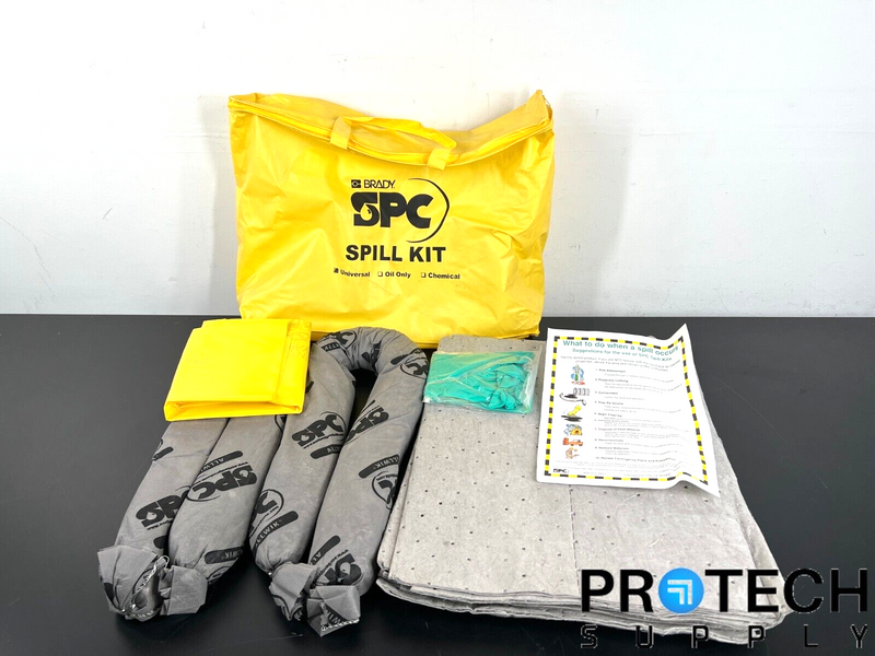 Load image into Gallery viewer, Lot of 3 Bags Brady SPC Economy Spill Kit SKA-PPE
