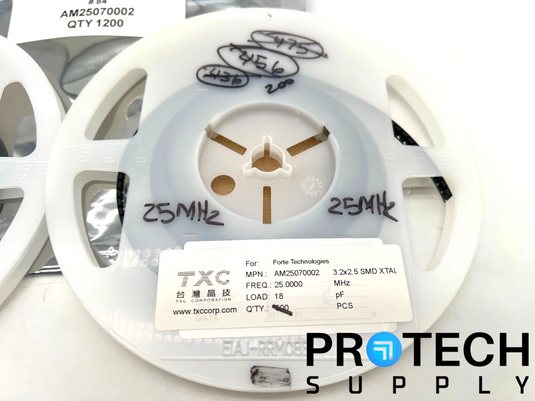 (1200/Pk) TXC Corporation AM25070002 Crystal 25 MHz with WARRANTY