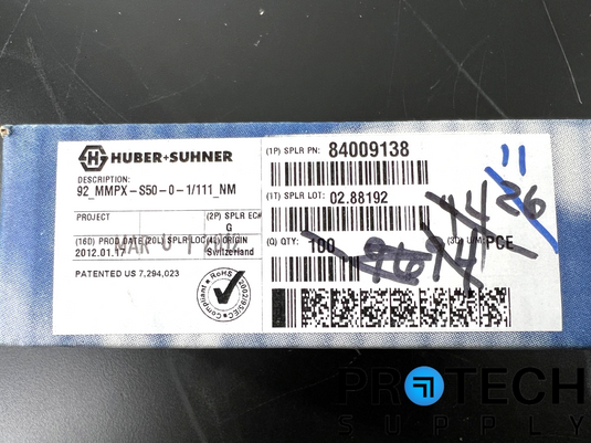 (11/Pk) Huber+Suhner 92_MMPX-S50-0-1/111_NM MMPX Female Connector with WARRANTY