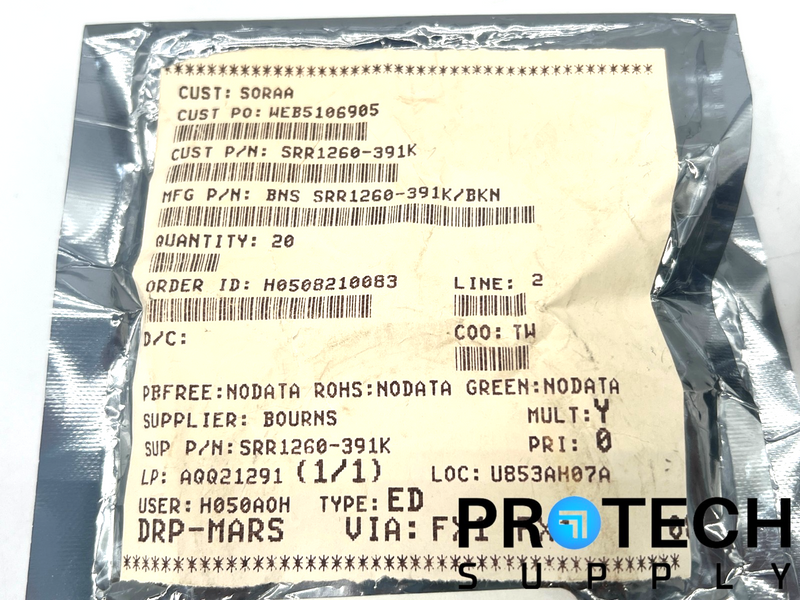 Load image into Gallery viewer, (Pack of 18) Bourns SRR1260-391K/BKN Wirewound Inductor NEW with WARRANTY
