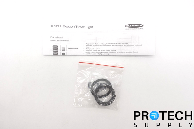 Load image into Gallery viewer, Banner Engineering TL50BLGYRBQ (26996) 50 MM LED Tower Light NEW with WARRANTY
