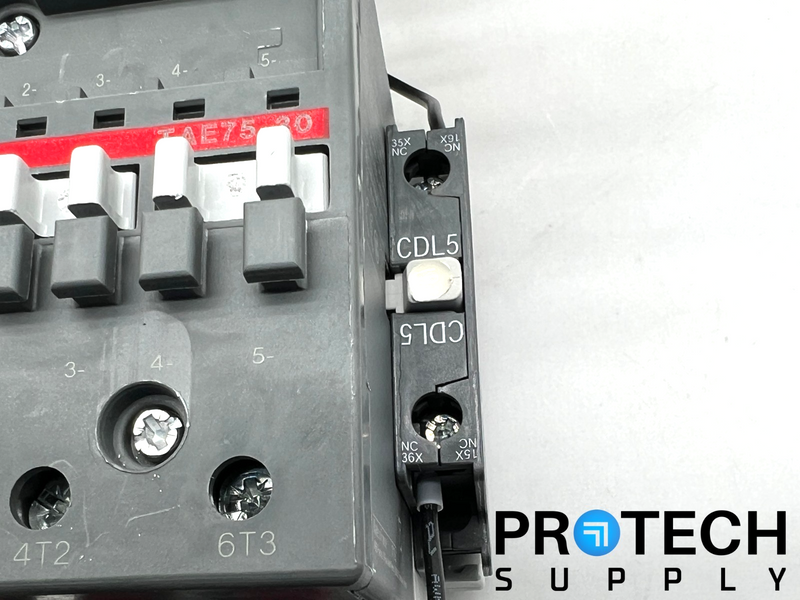 Load image into Gallery viewer, ABB TAE75-30 Contactor Coil + CDL5-01 Auxiliary Contact Assembly with WARRANTY
