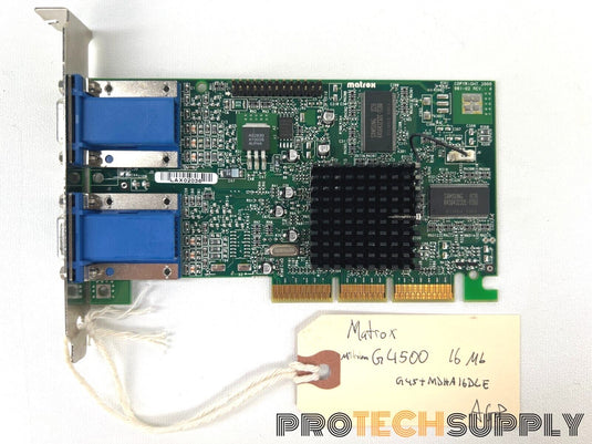 Matrox Millennium G450 16Mb Video Card GPU G45+MDHA16DLE with WARRANTY