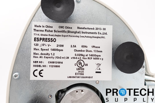 Thermo Scientific 11210800 Espresso Centrifuge + Rotor with WARRANTY