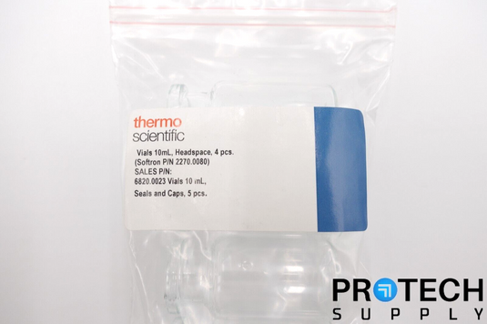 (4) Thermo 6820.0023 10mL Headspace Vials NO CAPS
