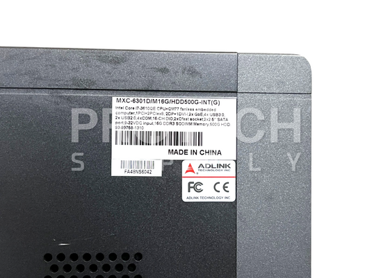 Adlink MXC-6301D Fanless Embedded Computer Intel Core i7-3610QE GUARANTEED