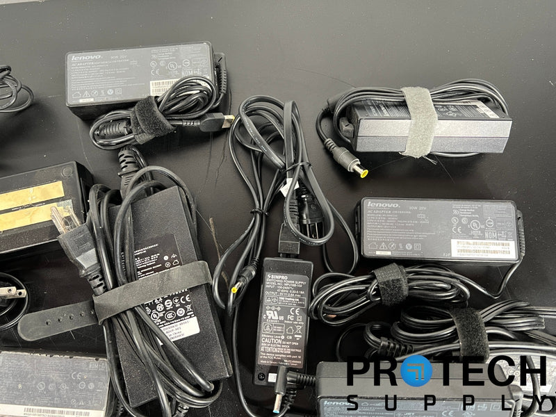 Load image into Gallery viewer, Lot of Misc Power Adapters Lenovo / DELL / PowerSource / SINPRO
