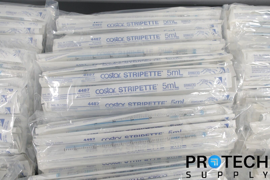 (Lot of 325) Corning Costar cSterile Pipettes Stripette 5 ml SEALED