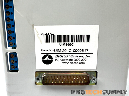 Biopac Systems UIM100C Universal Data Acquisition Interface Module with WARRANTY