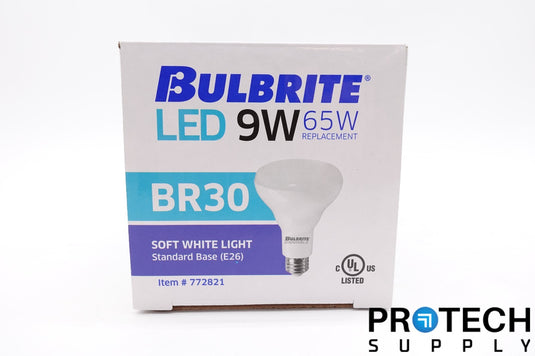 Bulbrite 772821 LED Replacement Bulb BR30 Soft White 9W NEW with WARRANTY