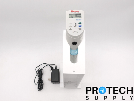 Thermo Matrix / 250uL / 8-Ch Electronic Pipette + Charger + Stand with WARRANTY