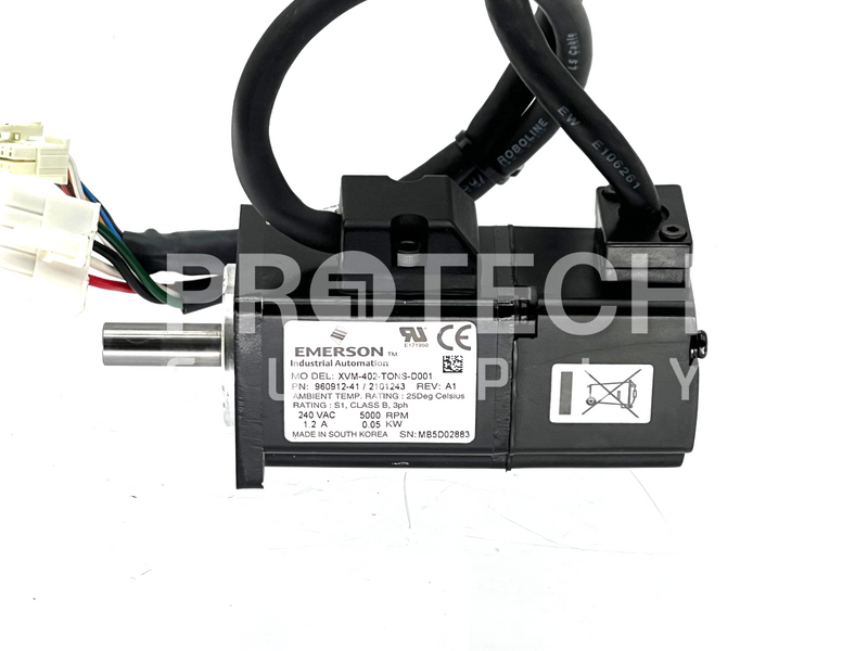 Load image into Gallery viewer, Emerson XVM-402-TONS-D0001 Servo Motor 960912-41 GUARANTEED

